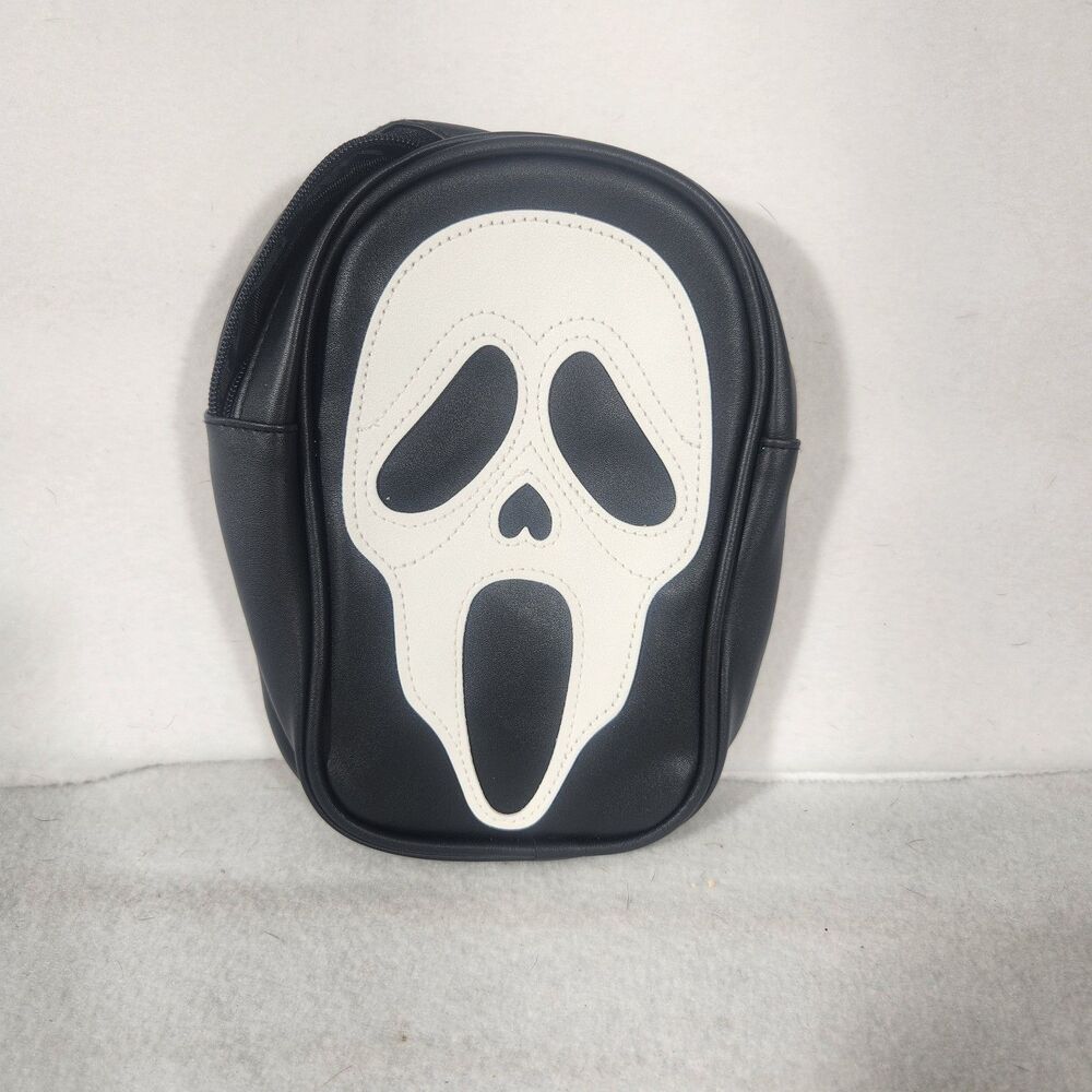 Ghostface Scream Crossbody Bag - Halloween - Horror Purse Unique Black